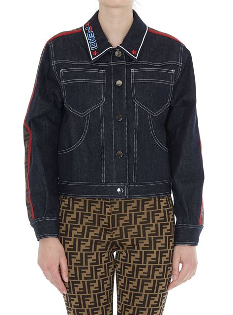 fendi roma denim jacket|Fendi shirts.